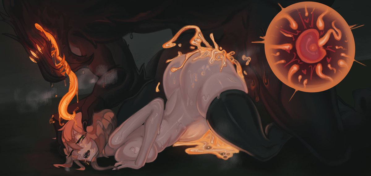 Star finding out the hard way that demonic omni-virility isn't some baseless rumor...

🎨 @/HiroNSFW_