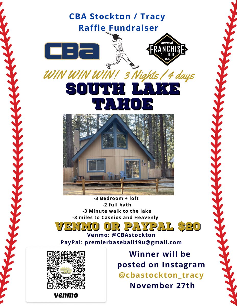 We are hosting a raffle fundraiser to support our program.  

This money will go towards team equipment and team activities while on the road!  

Winner will be selected on 11/27