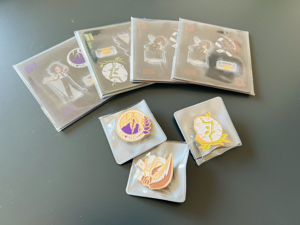 ハムハムパンパン リンバスカンパニー アクリルスタンド 6個セット