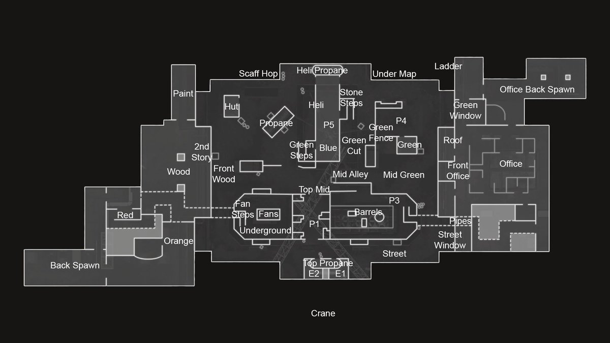 TacMapsgg's tweet photo. Initial callouts of Karachi, Invasion, Highrise and Terminal! Will be adding to TacMaps in 24 hours! Shoutout @JPKrez and @Attach for their callout videos that were used to make these. Before reading these maps, make sure you watch their videos linked below! https://t.co/gZ0fv9tgjz