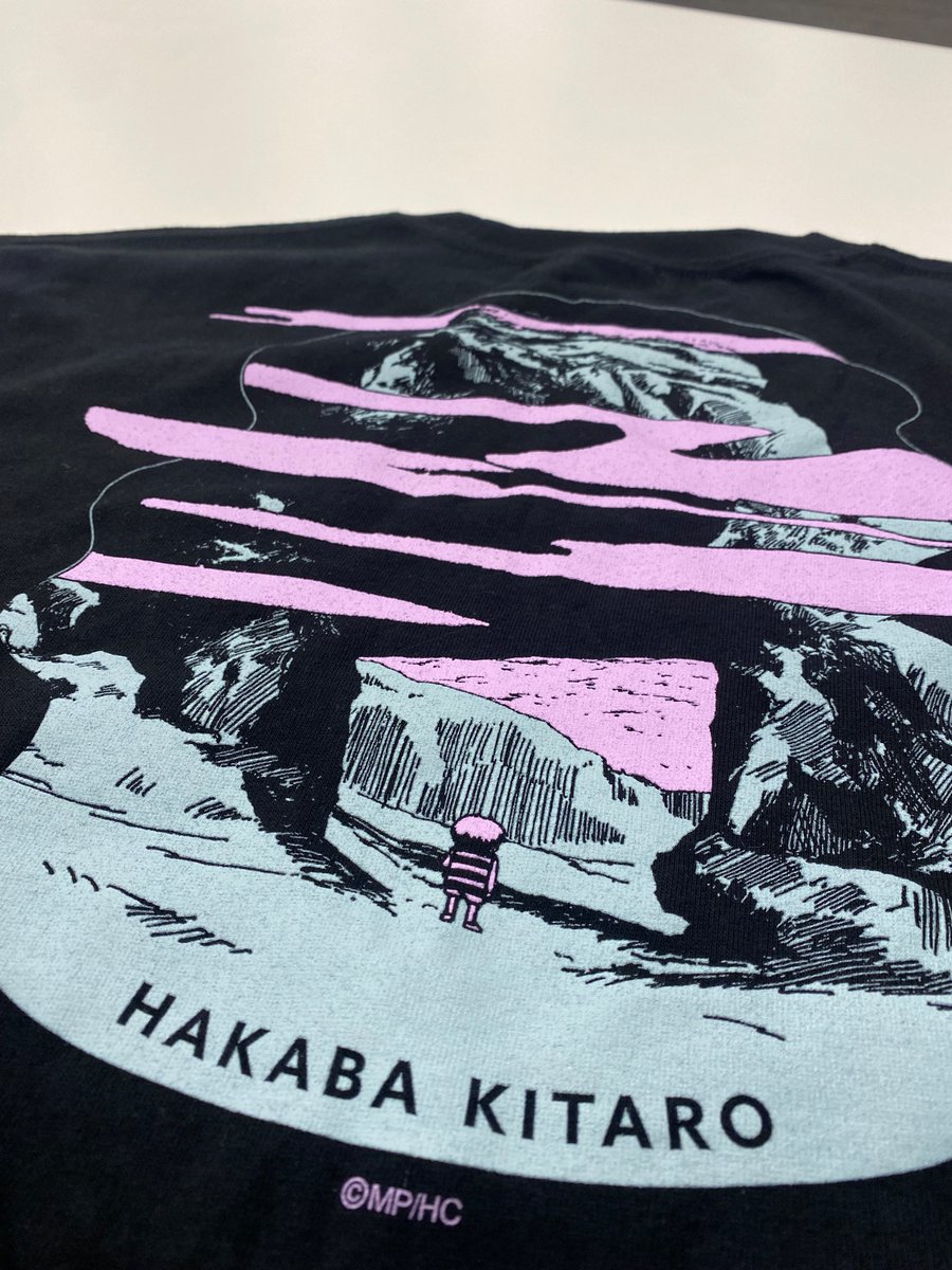 【墓場鬼太郎】ゲゲゲ忌2023 Tシャツ ゲゲゲの鬼太郎 水木しげる ゲゲゲの謎 ゲゲゲ忌 2023 墓場鬼太郎 Tシャツ Lサイズ 薄 ブラック