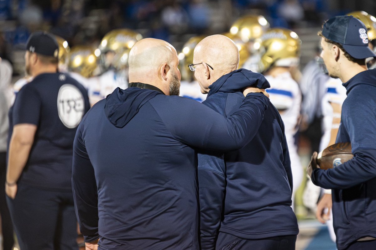 God has used  🏈 to bless my life in many ways. This year, I’ve had the privilege of getting to know Coach Larry McBroom. He won like a billion 🏆 in OK &amp; he is much more: A tireless encourager &amp; servant. I’ve learned much from him &amp; thank God for allowing him to cross my path.