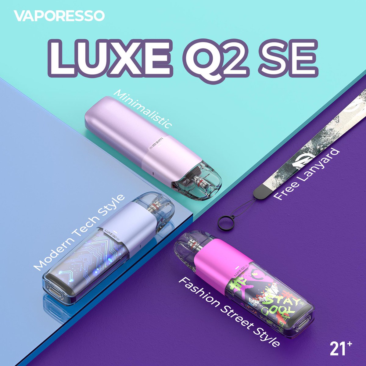 VAPORESSO LUXE Q2 SE😍✨In stock!
Minimalistic, modern, and fashionable – it's the epitome of style and sophistication.

🛒🛒🛒bit.ly/3YUHITY
Vaping is for adults only.🚭
#Luxeq2
#luxeq2se
#vaporessoluxe
#NewArrival
#vaporesso
#VapeTechnology 
#vape
#vapelife
#vapedaily