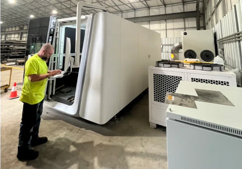 bodor_laser_'s tweet photo. #clientstory Meet a South Carolina Manufacturer revolutionizing their production with the ๐ธC3-22kW fiber laser cutter!
Detailed info: https://t.co/SMpm1PgAxr
#clientsatisfication #innovation #lasercutting #metalcutting #lasertechnology #fabrication #manufacturing #metalworks https://t.co/QQNbEbLm7S