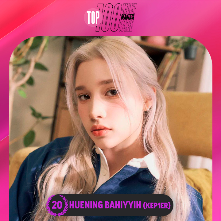 TOP100KPOP's tweet photo. TOP 100 – Most Beautiful Faces Of K-POP in 2023

#20 HUENING BAHIYYIH (#KEP1ER)

Congratulations! 🎉 https://t.co/dS9SQFiRoV