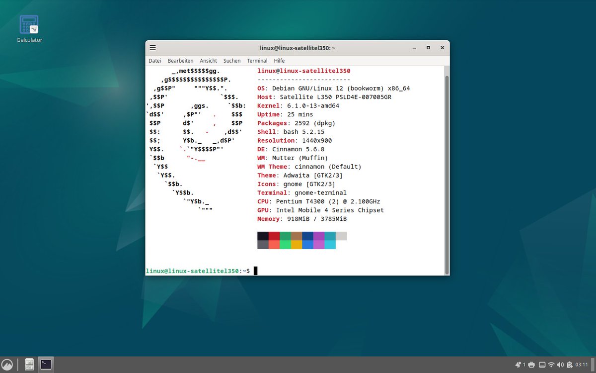 analogefotowelt's tweet image. Debian12..#debian #debianlinux #linux #it #edv #computerscience #computer #opensource #germany #erfurt #technicals #xfce #cinnamon #lxde