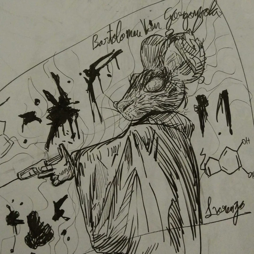 lorerorerore's tweet photo. Bartolomeu Von Gorgonzola
#ysoki #starfinder #biohacker #ratfolk #rpg #traditionalart #penandink #ink https://t.co/vK7Z0NV9yh