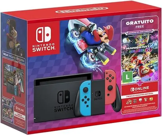 🛒 DÁ PRA PARCELAR  Nintendo Switch está mais barato na