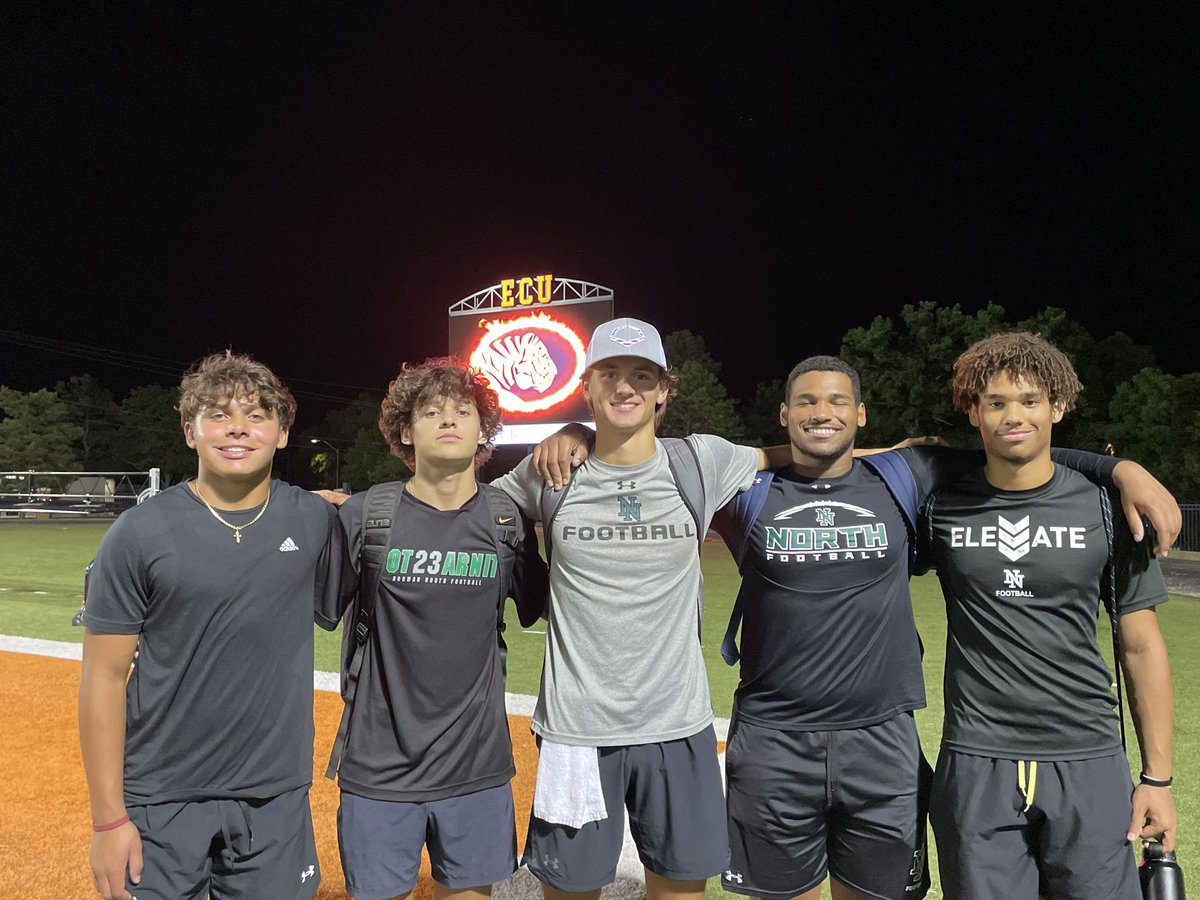OwenEsh's tweet photo. Thank you to the Norman North football class of 2024 for everything you have put into this program. I have a special bond with all of you, and I cannot express how grateful I am for your commitment to this team. You will truly be missed.
#Got23arnit @NNFootball https://t.co/zbJAUrnGwE