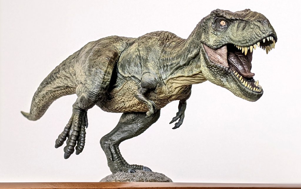 M14_16_21's tweet photo. 恐竜フィギュア　塗装の解説🦖

自分が愛用している、恐竜の塗装方法について解説します。

#プラモデル　#恐竜

続く https://t.co/jmyZRKv5Mo