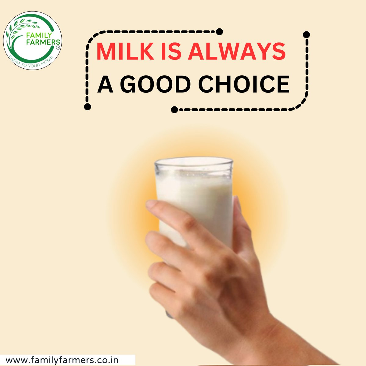 Choose Healthy, choose Milk!
. 
. Buy purest Sahiwal Cow  Milk only from family farmers
. 
. #milk #sahiwal #sahiwalcowmilk #puremilk #natural #naturalcowmilk