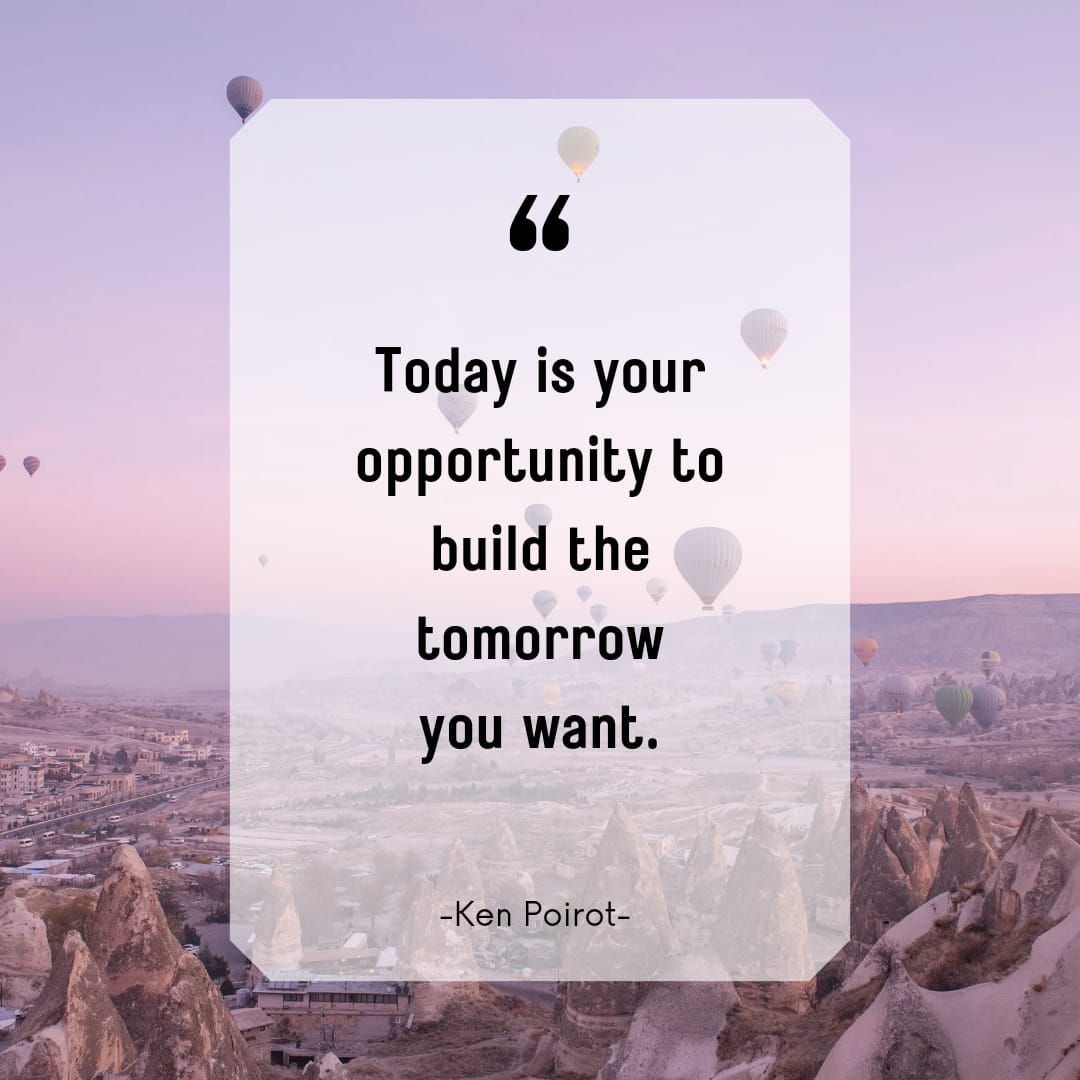Today is your opportunity to build the tomorrow you want.

#lawofattraction #lawofattractionquotes
#manifestation #manifest #manifesting #manifestyourdreams #awakening #spiritualawakening #higherawakening #abundance #lawofabundance #abundancemindset #positivity