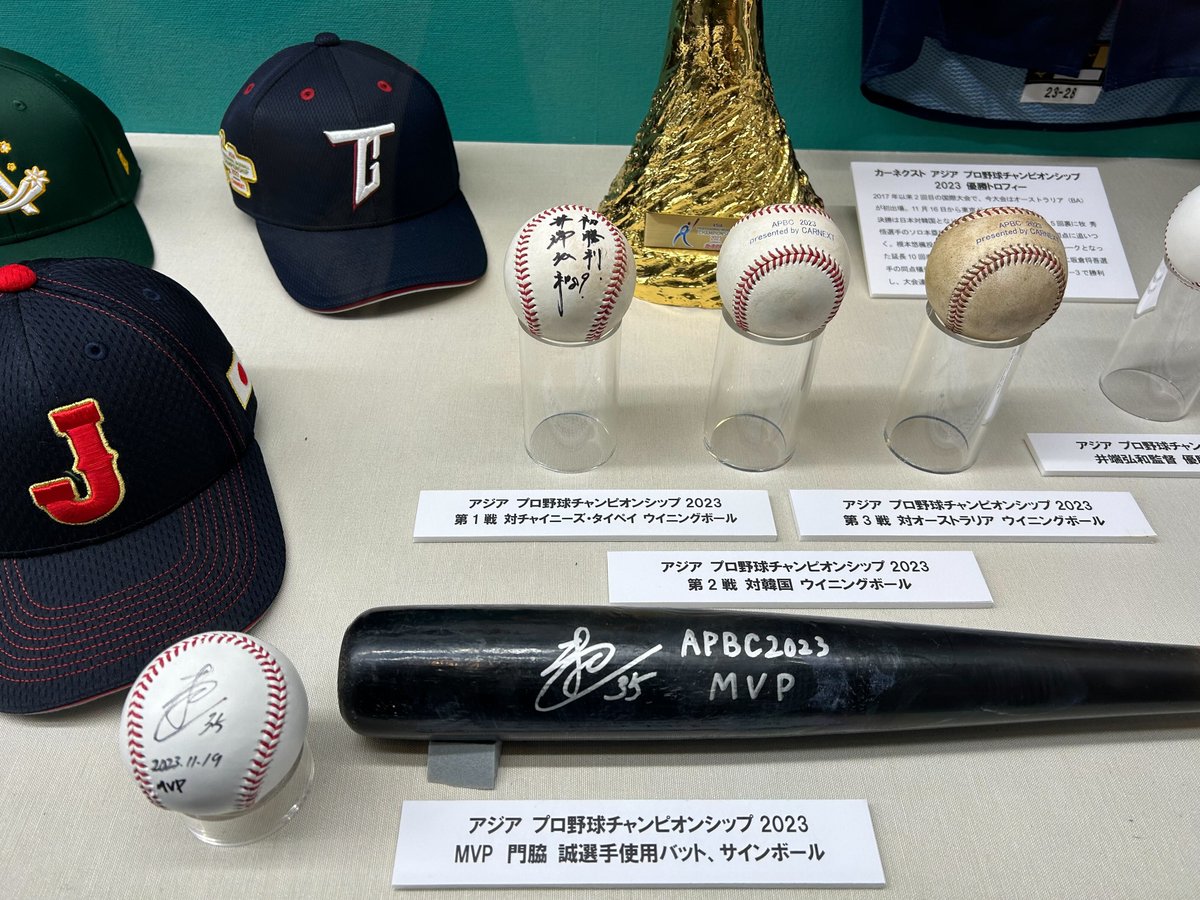 やっほ～！キュートだよ⚾ アジアプロ野球チャンピオンシップでMVPに