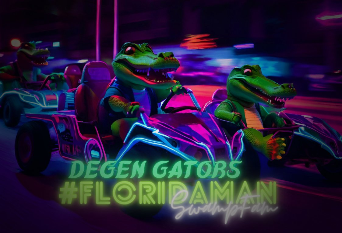 ZombieKingGom's tweet photo. @gotinearly24 @FLmanNFTs @dark_knight_art @joshrowan @NFTGANGBIZ @thelibertycoder 🐊🐊🐊DEGEN SNACKS #FloridaMan🌴 #SwampFam🐊🐊🐊 https://t.co/wmJs58pDUn