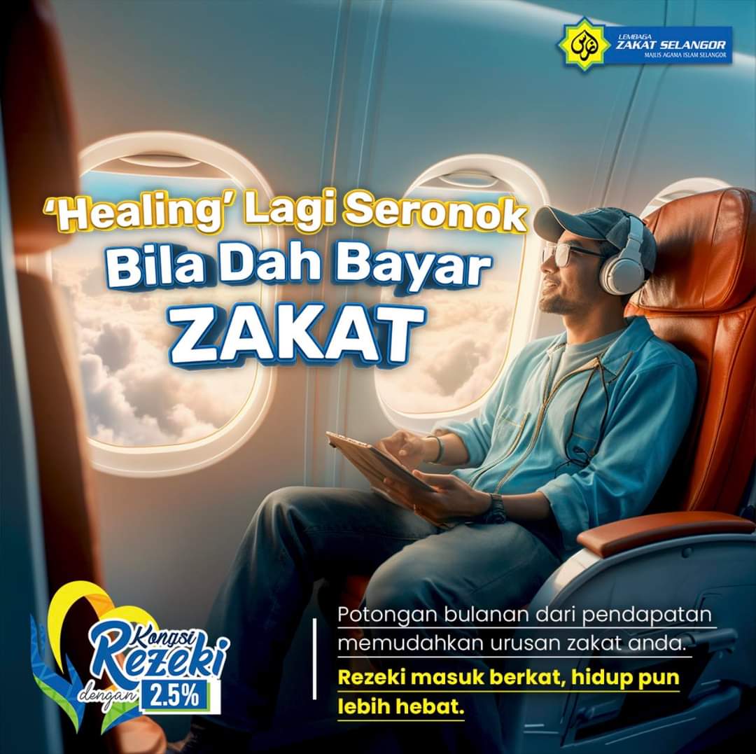 Menarik poster @zakatselangor ni.

Tepat dan terkini!

Lunaskan yang wajib dulu sebelum lain lain.

(Tidak terkecuali kepada yang berhutang dengan kawan-kawan tapi dah beli tiket pergi Bali. Uhuk uhuk. 🤧)