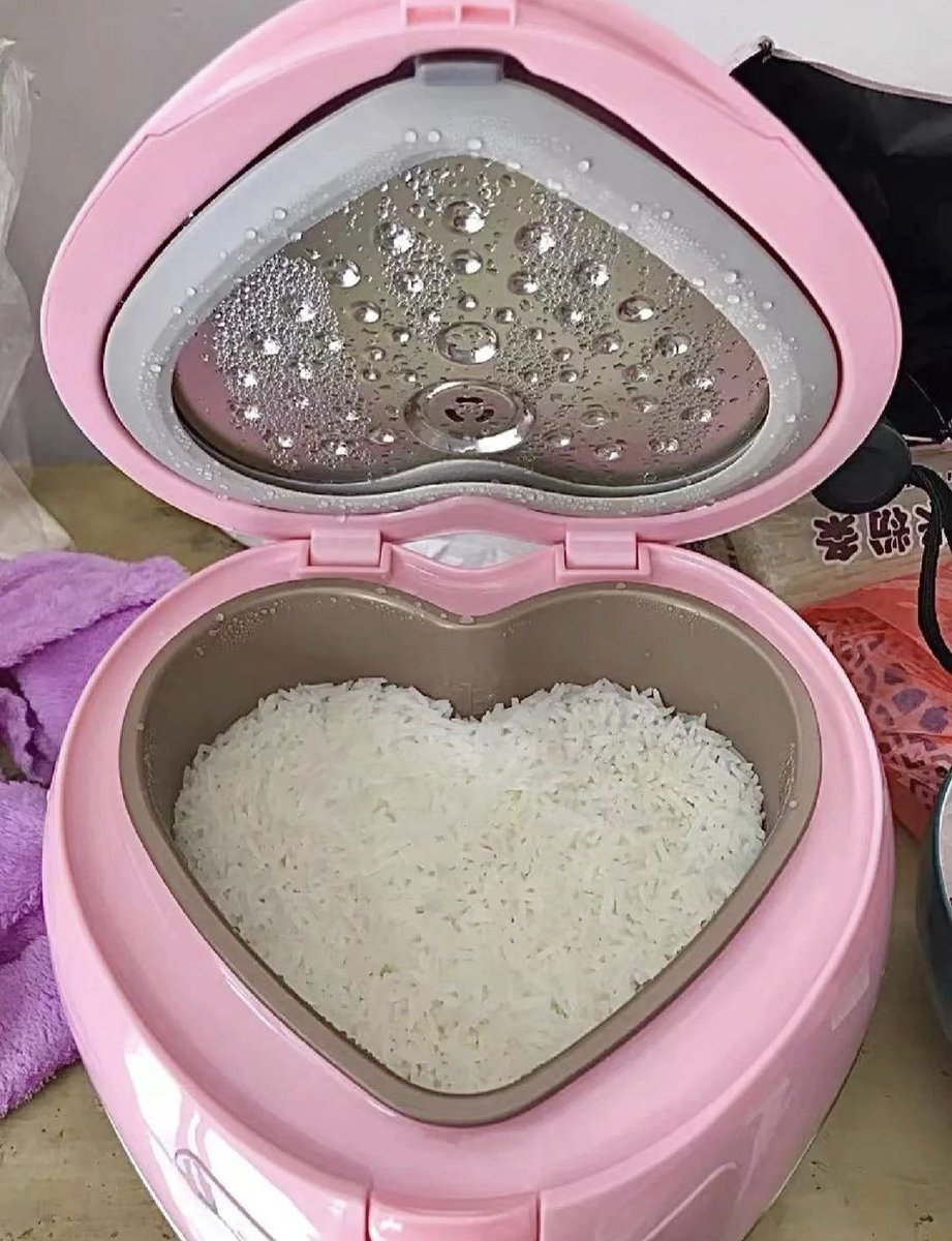 300moods's tweet photo. Heart shaped rice cooker 💗 https://t.co/DiBX59cFuu