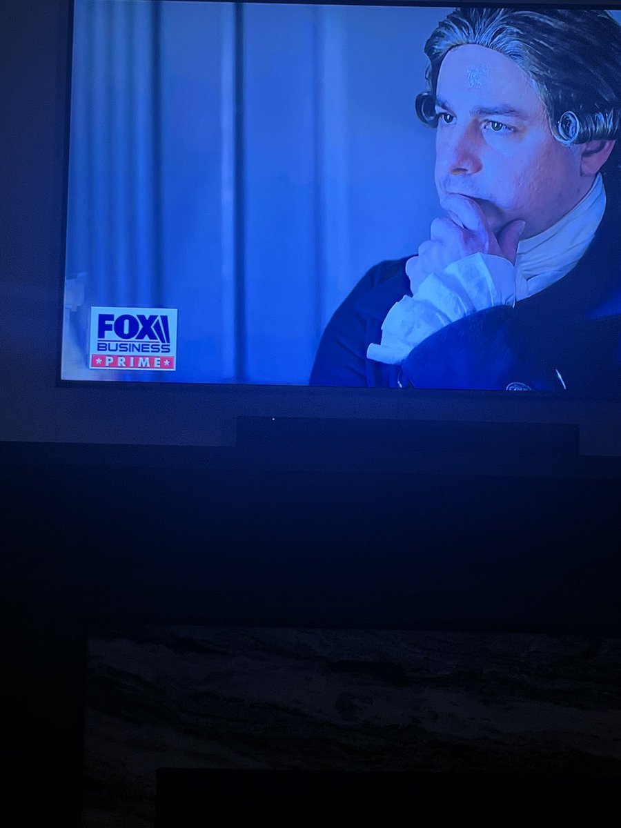 Meg1724's tweet photo. A Fox News version of the signing of the Declaration of Independence def not on my Home for Thanksgiving bingo card.  😑 https://t.co/GqcYRjzXEk