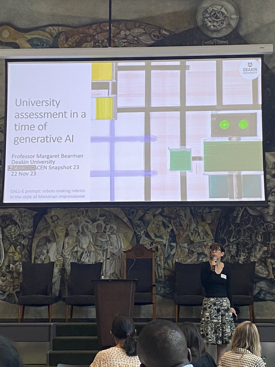 Sammy_Howe's tweet image. Uni assessment in a time of generative AI @margaret_bea “AI has already made huge inroads into society. How we choose to address its presence in assessment design requires thinking broadly, not narrowly. Assessment is not just about testing, always an intervention into learning”