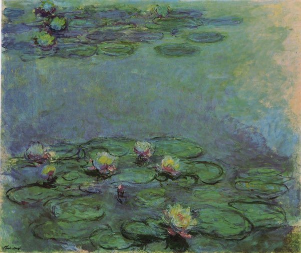 coherence_e's tweet photo. Le 23 novembre 1900, Claude Monet expose pour la toute première fois ses "Nymphéas". https://t.co/0FkYAUittQ