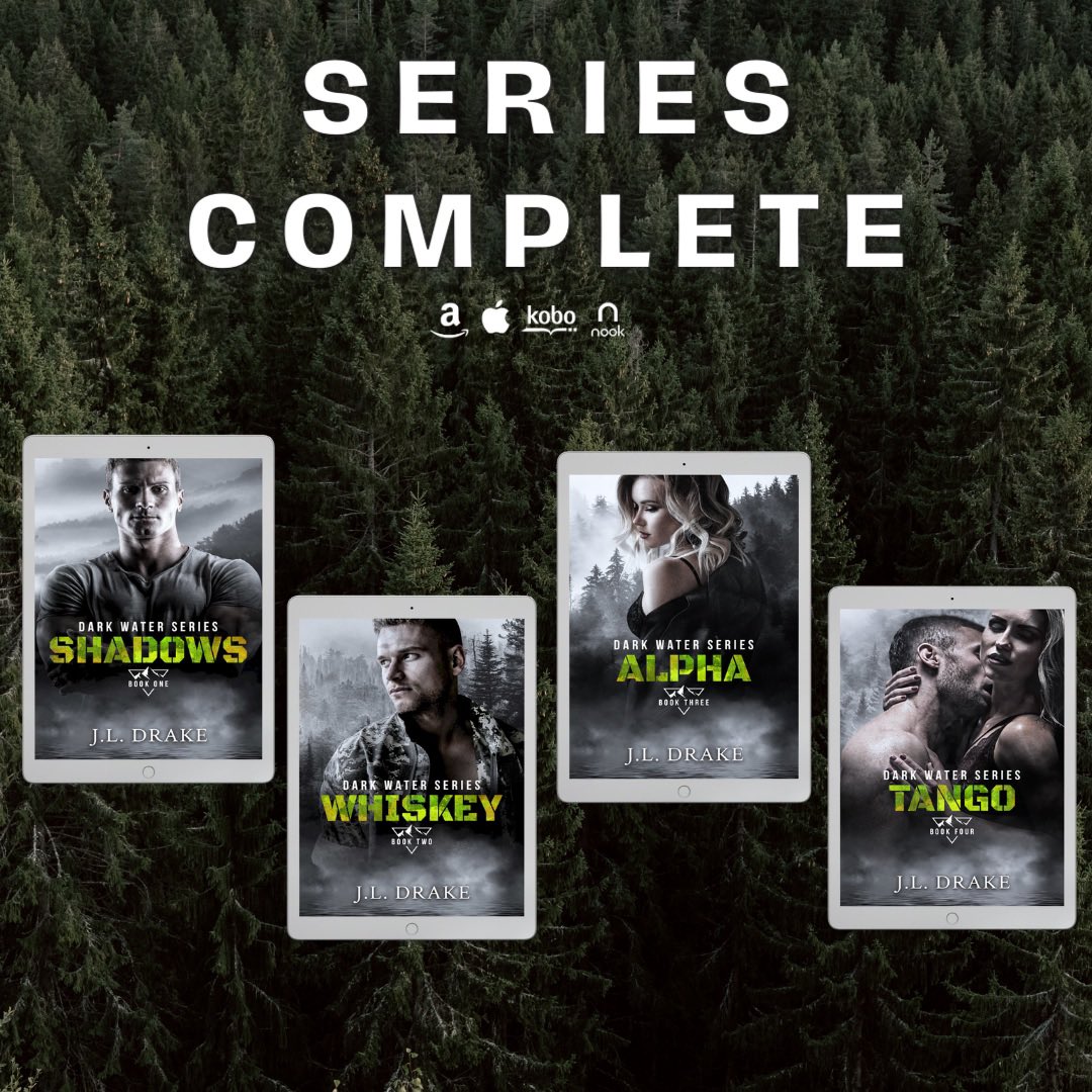 🎉DARK WATER SERIES is COMPLETE🎊
books2read.com/Tango-Dark-Wat…  #jldrake #jldrakebooks #seriescomplete