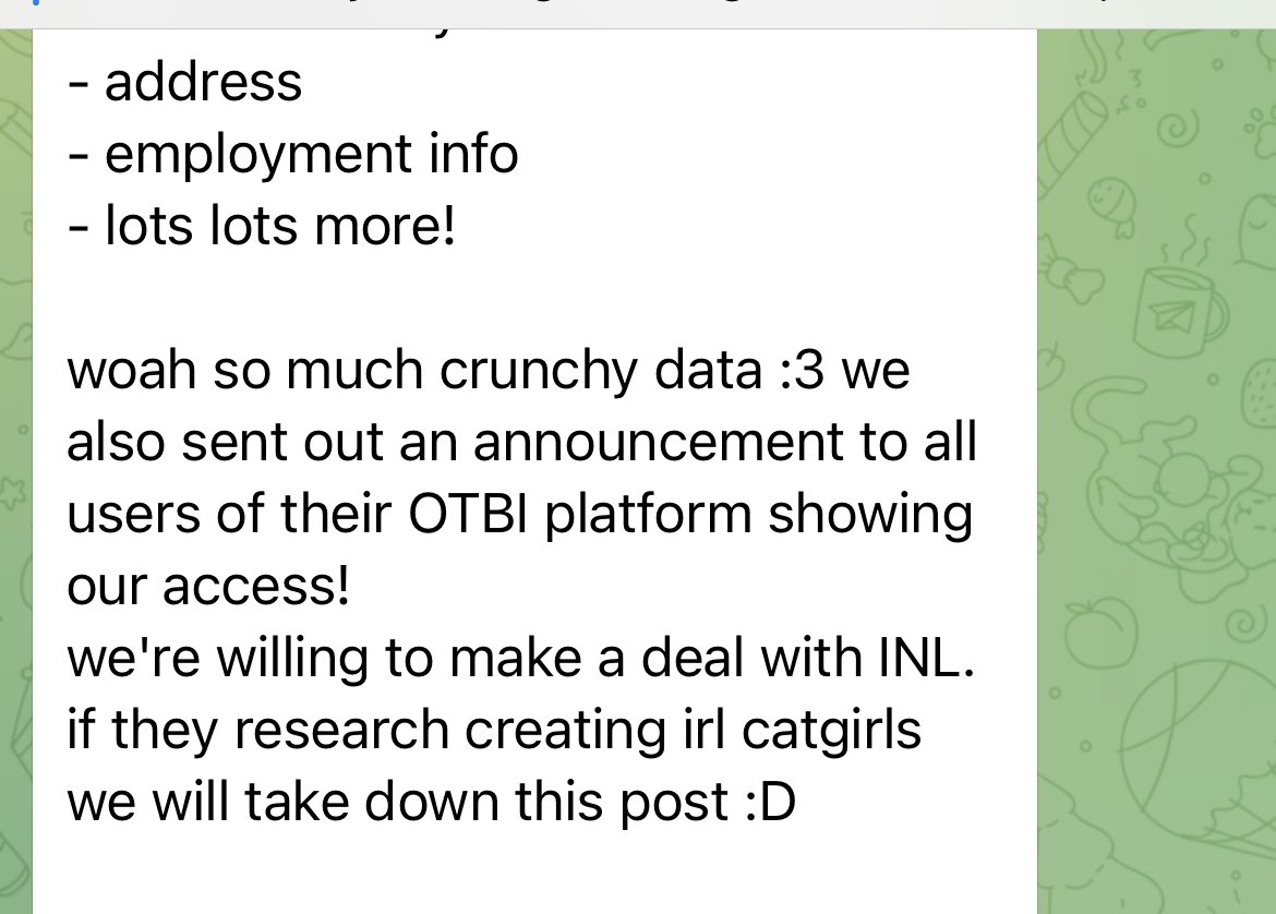 If they research creating IRL catgirls we will take down this post