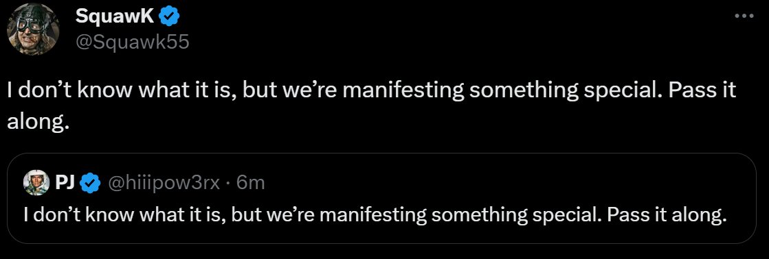 VincentCrypt46's tweet image. I don’t know what it is, but we’re manifesting something special. Pass it along.