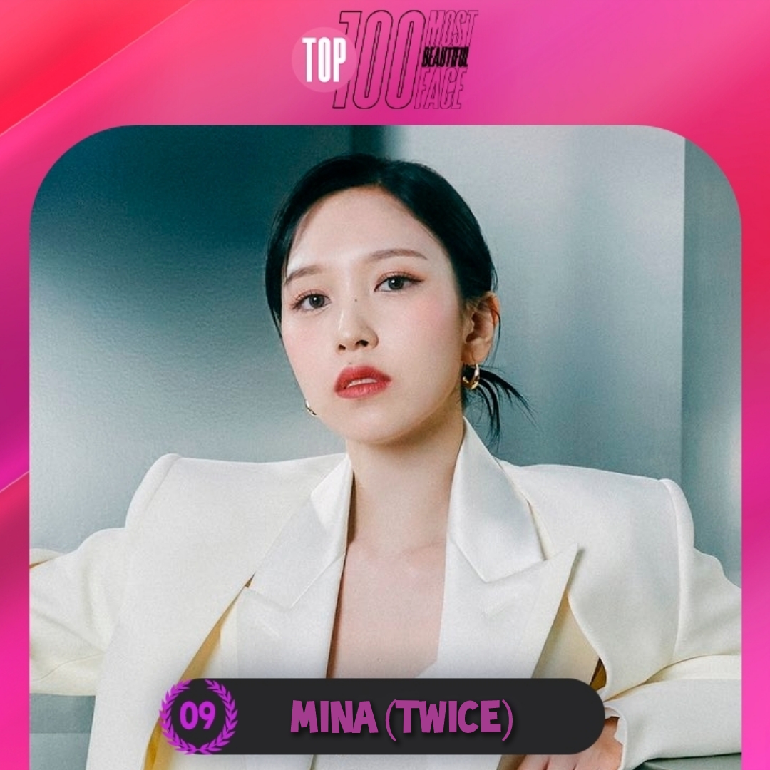 TOP100KPOP's tweet photo. TOP 100 – Most Beautiful Faces Of K-POP in 2023

#9 MINA (#TWICE)

Congratulations! 🎉 https://t.co/z1J9BQbw7B