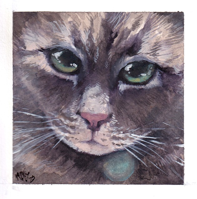 MeggieBFox's tweet photo. Working on pet portraits for friends, this is Gator :> https://t.co/tic3APrpaU
