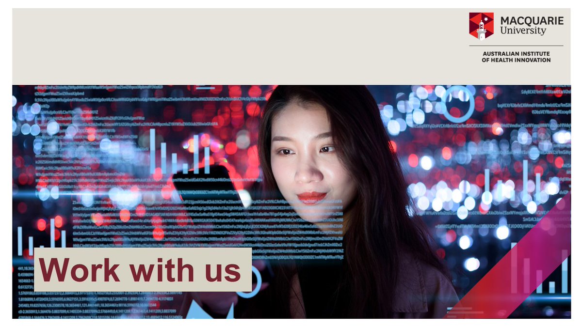 Australian Institute of Health Innovation (@aihi_mq) on Twitter photo Seeking an exceptional Research Fellow to join our #AI Systems Safety team, working with Professor <a href="/FarahMagrabi/">Farah Magrabi</a> Closes this weekend.
mq.wd3.myworkdayjobs.com/en-US/Careersa… Seeking an exceptional Research Fellow to join our #AI Systems Safety team, working with Professor <a href="/FarahMagrabi/">Farah Magrabi</a> Closes this weekend.
mq.wd3.myworkdayjobs.com/en-US/Careersa…