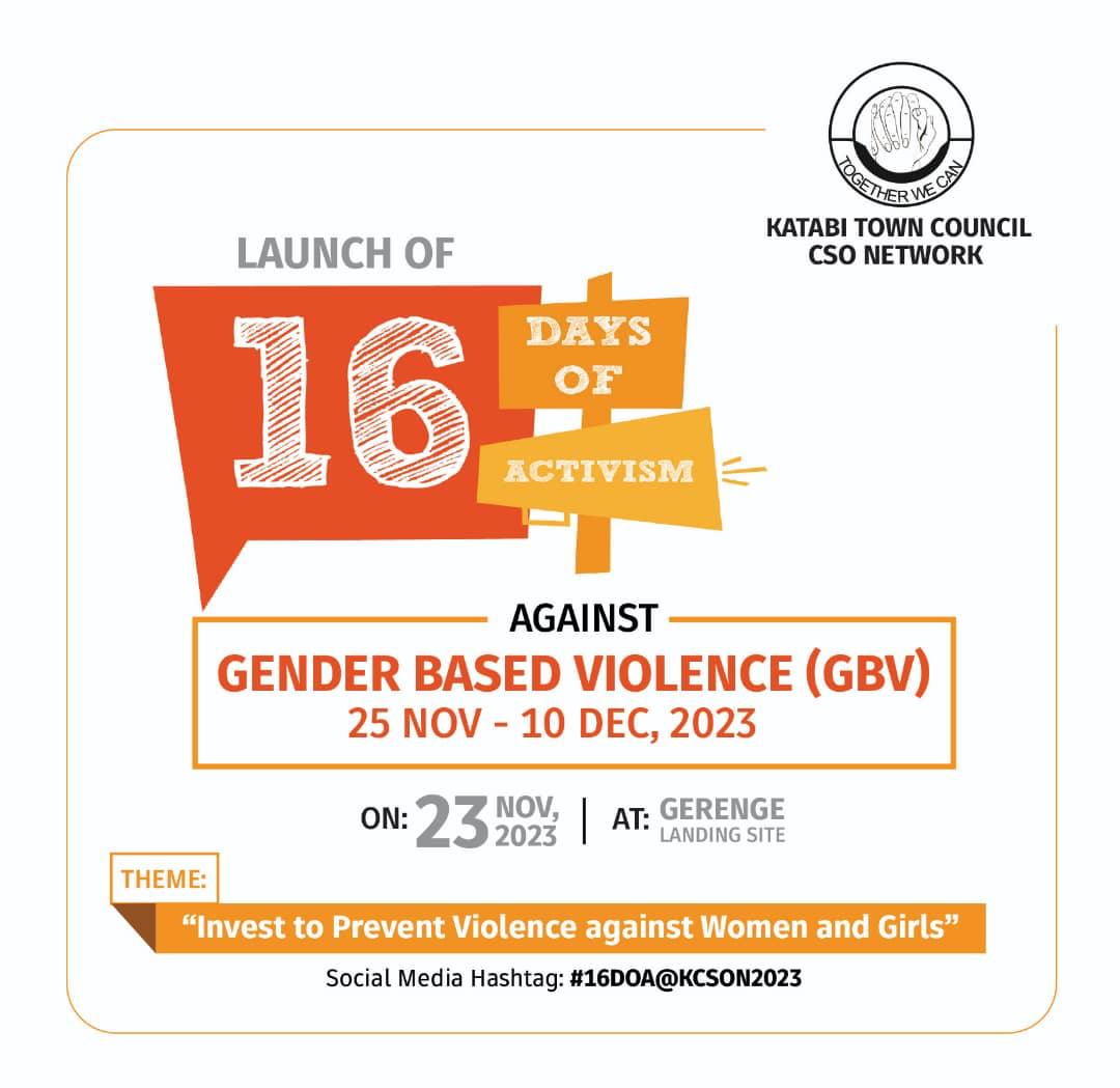 Munnange Counseling Center (@mccmunnange) on Twitter photo We are joining <a href="/CsoKatabi/">Katabi CSO Network</a> to launch the #16DOA@KCSON2023 at Gerenge landing site.
We are creating #MentalHealthAwareness among the masses as its evident that #GBV and #mentalhealth are interconnected.
Stay tuned for updates.
#MCCMightyTeam
#AClearMindisEverybodysRight We are joining <a href="/CsoKatabi/">Katabi CSO Network</a> to launch the #16DOA@KCSON2023 at Gerenge landing site.
We are creating #MentalHealthAwareness among the masses as its evident that #GBV and #mentalhealth are interconnected.
Stay tuned for updates.
#MCCMightyTeam
#AClearMindisEverybodysRight
