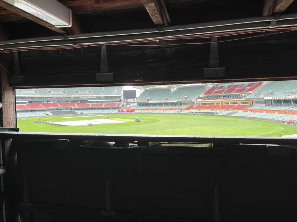 DavidSharpeCFP's tweet photo. @Nic_Hayes @Business_SA @TheAdelaideOval Must have just missed you @Nic_Hayes - took the opportunity for a tour of the oval this morning https://t.co/DqCuNVwaLC