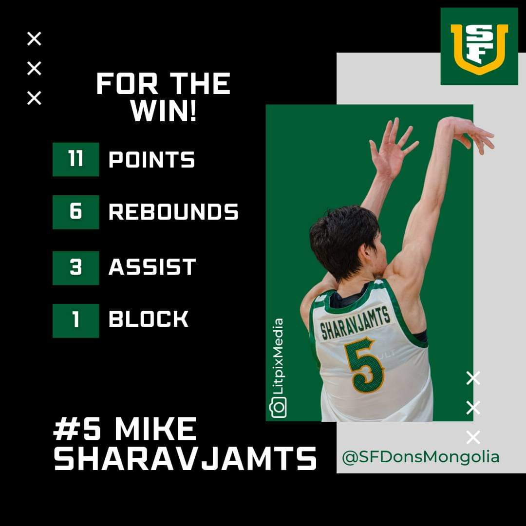 zorig316's tweet image. Ш.Энхийн-Од өнөөдөр 26 минут тоглож 11 оноо, 6 самбар, 3 дамжуулалт, 1 хаалт хийлээ👍👏💪🏀🇲🇳
#GoMike #GoDons #USFDons @USFDonsMBB @mongolshark @Sharavjamts55