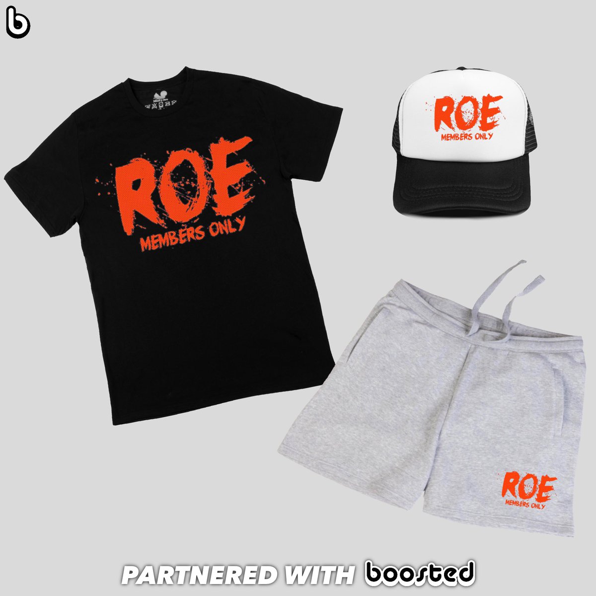 Welcome @roemembersonly to the @boosted_biz team!! 🔥🔥 Merch can be found at the link below 👇‼️‼️ roemembersonly.store