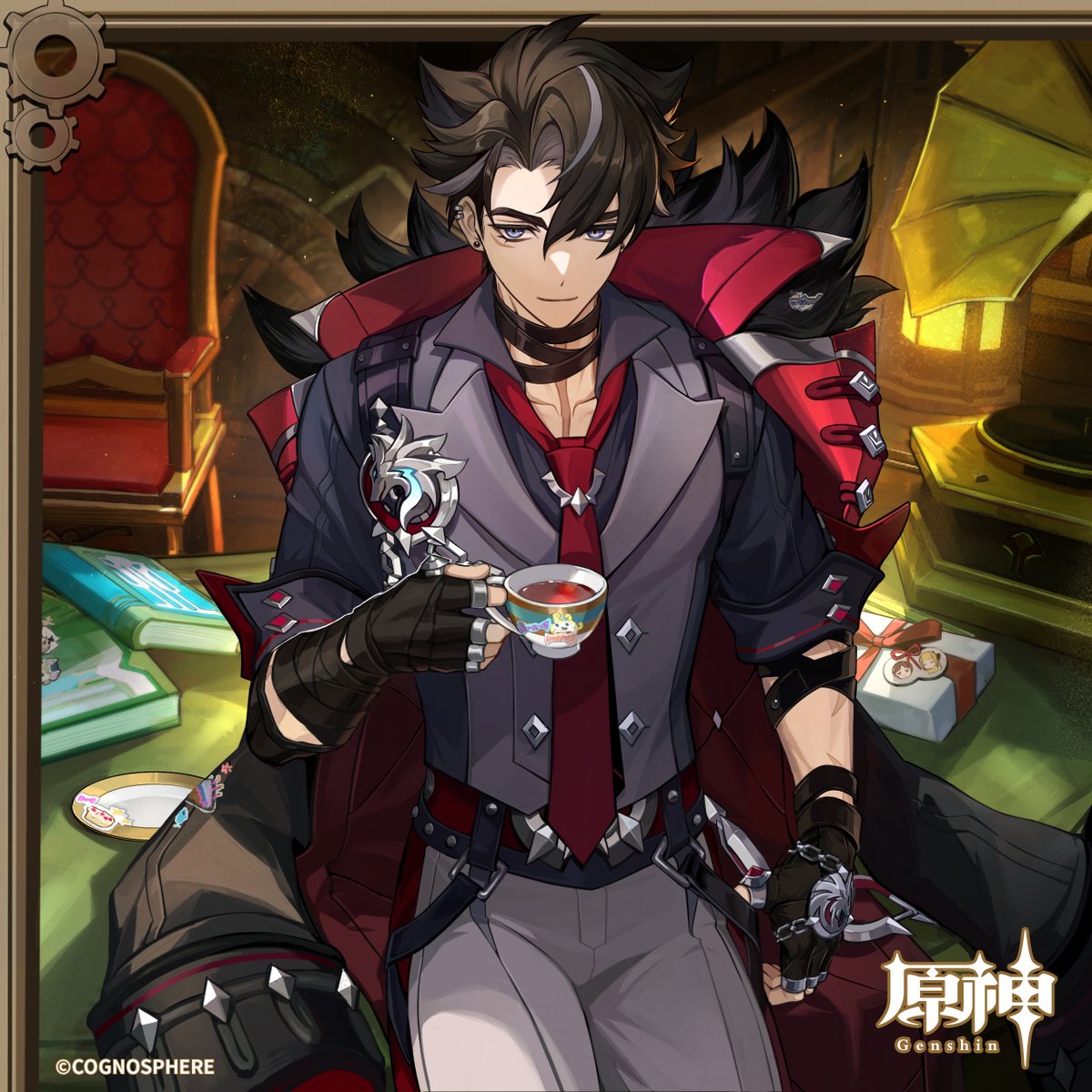 リオセスリの肩幅と腰幅の画像によるブレがすごくて ガチムチ系か