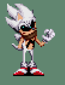 Hyper sonic exe pixel art