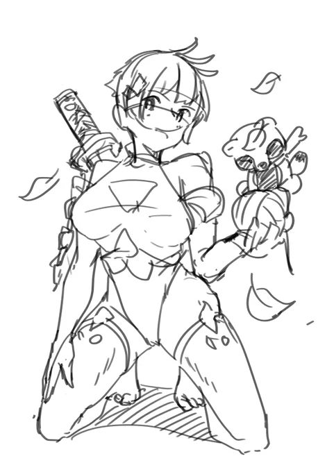 落書き
だいぶ描き方思い出してきた 