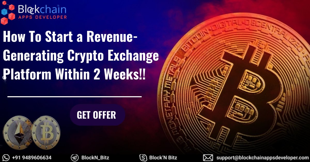 Hazeljohn147981's tweet image. How To Start a Revenue-Generating Crypto Exchange Platform Within 2 Weeks!!
#BlockchainAppsDeveloper is a well-known Cryptocurrency Exchange Development Company that provides end-to-end solutions.
Visit Here: 👉bit.ly/3Gbu8mw