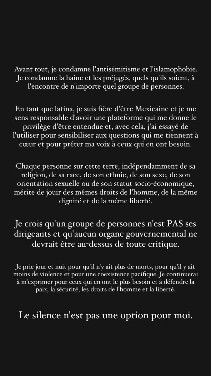 cinebreakfr's tweet photo. Melissa Barrera s’est exprimé après avoir été renvoyé de la franchise "Scream" pour avoir soutenu les Palestiniens:

"Le silence n'est pas une option pour moi". https://t.co/e7a3T6zDXA
