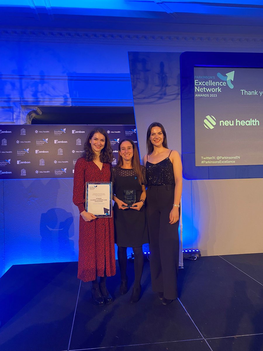 ImagingNeuroUCL's tweet photo. The PoP PD project was awarded the Sharing Learning and Education Award at the @ParkinsonsUK Excellence Network Awards. Thank you @ParkinsonsEN and congratulations to the brilliant  #PatternsofPerceptionPD team and project participants for all of your work #ParkinsonsExcellence https://t.co/Wn7QhAOIcf