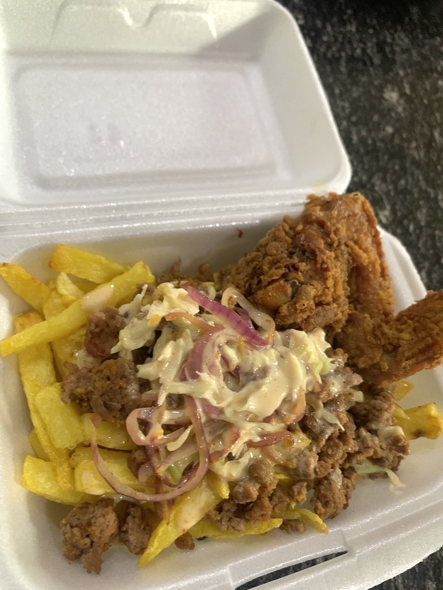 Aj_grills's tweet image. How do you like your fries?
Clean, with an omelette or dirty?