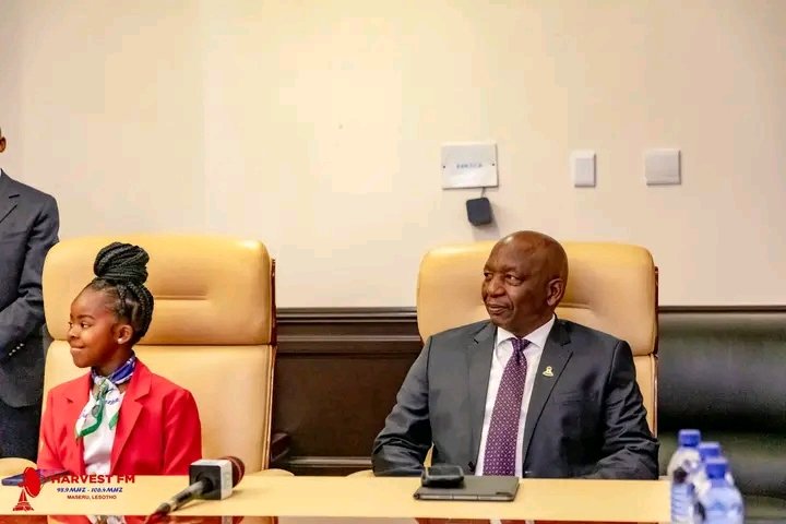 Meet Lesotho's Little Prime Minister, Thato Sello.

Led by Harvest FM, young people compete to become 'occupants' of some of the highest offices in the country.

Yesterday the Little Prime Minister, Sello spent most of her day traveling with Prime Minister Sam Matekane.