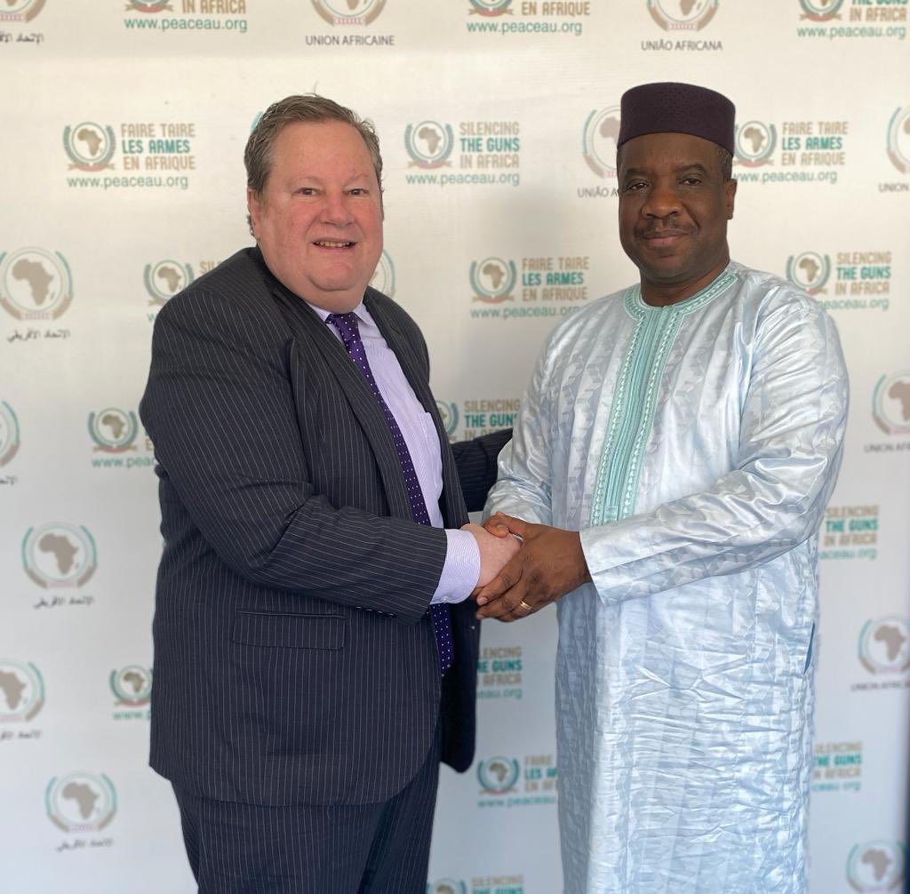 Special Envoy for the Horn of Africa Ambassador @MikeHammerUSA met with AU Conflict Management Director Sarjoh Bah to discuss Sudan, as well as the implementation of the Cessation of Hostilities Agreement for northern Ethiopia and other topics of mutual interest and concern in…