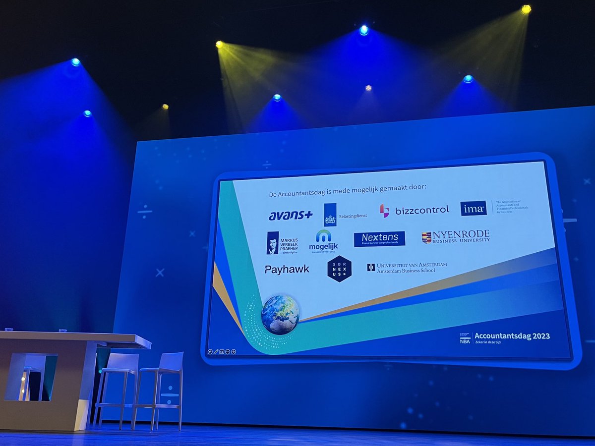 Voor het eerst in ⁦@AFAS_Theater⁩: de #Accountantsdag 2023 van de ⁦<a href="/nbacc/">Koninklijke NBA</a>⁩