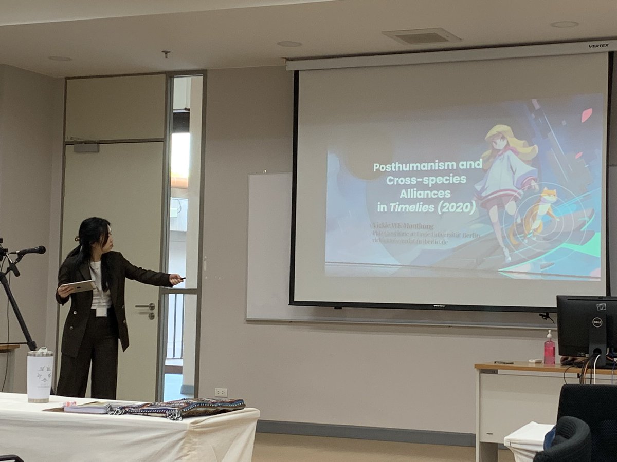 MermanNott's tweet photo. By looking into Timeline (2020), Vickie  Monthong argues that video games can open space of imagination for more possibilities of human-animal companionship. #5thASLEASEAN #animalstudies #ecocriticism https://t.co/91KXmGtykv
