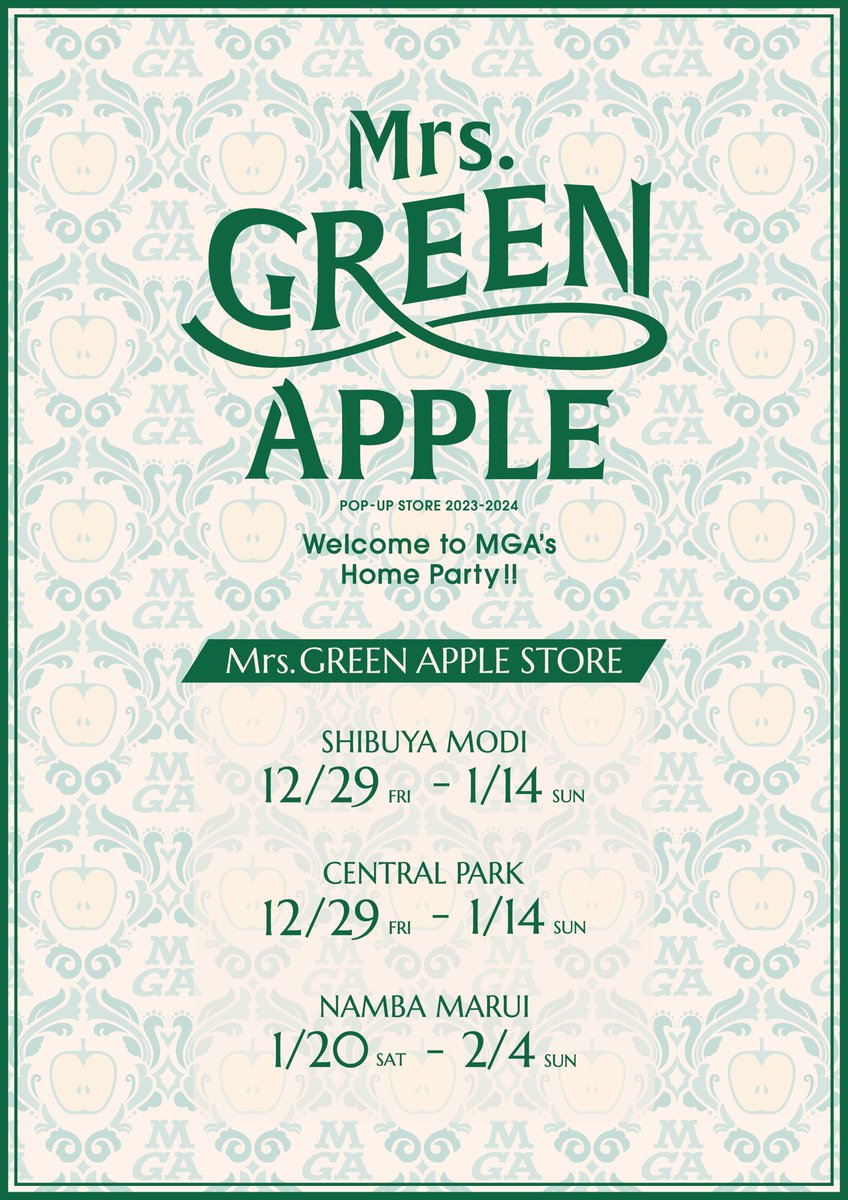 Mrs. GREEN APPLE on X: 