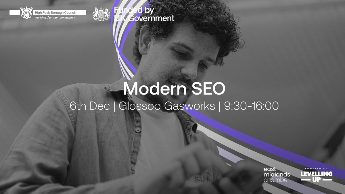 If you want to outrank your competitors and get more free traffic from Google, this is the workshop for you.

6th Dec |  9.30am – 4.00pm
📍 Glossop | Book now: bit.ly/46qvpRl

#UKSPF #Accelerator #SEO