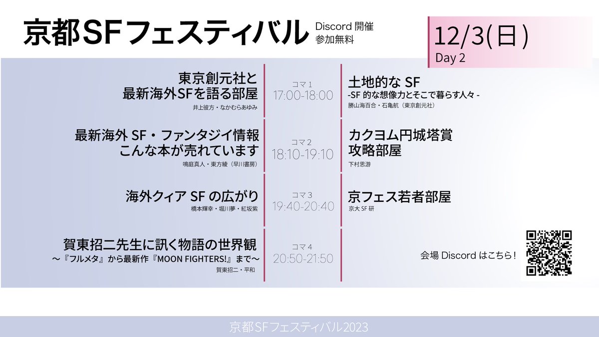 京大SF研 tweet media