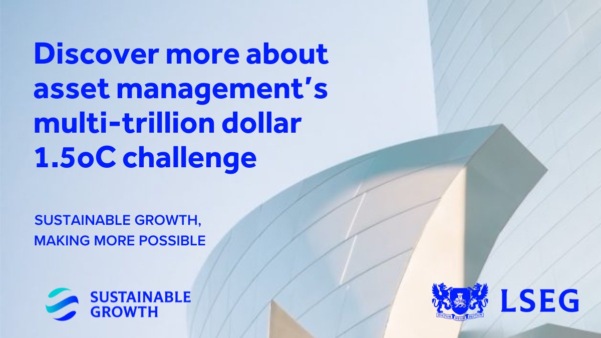 An increasingly popular opinion is that proactively investing in companies developing #climate solutions is more effective than divesting #HighCarbon emitters. Discover more about #AssetManagement’s multi-trillion dollar 1.5oC challenge. lseg.group/46RV0DX #SustainableGrowth