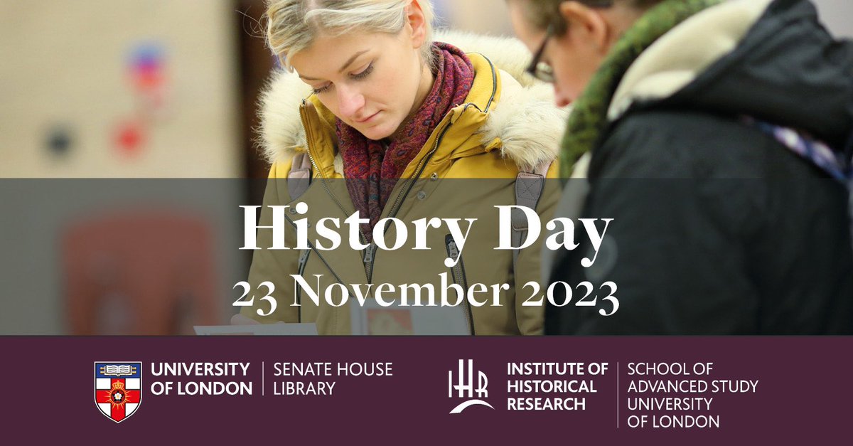 If you have a stall or just visiting, swing by and learn how our collections @LondonMetUni can help your #research!

(… now, we just need to pick up some sweets 🍬)

#HistDay23 @ihr_history