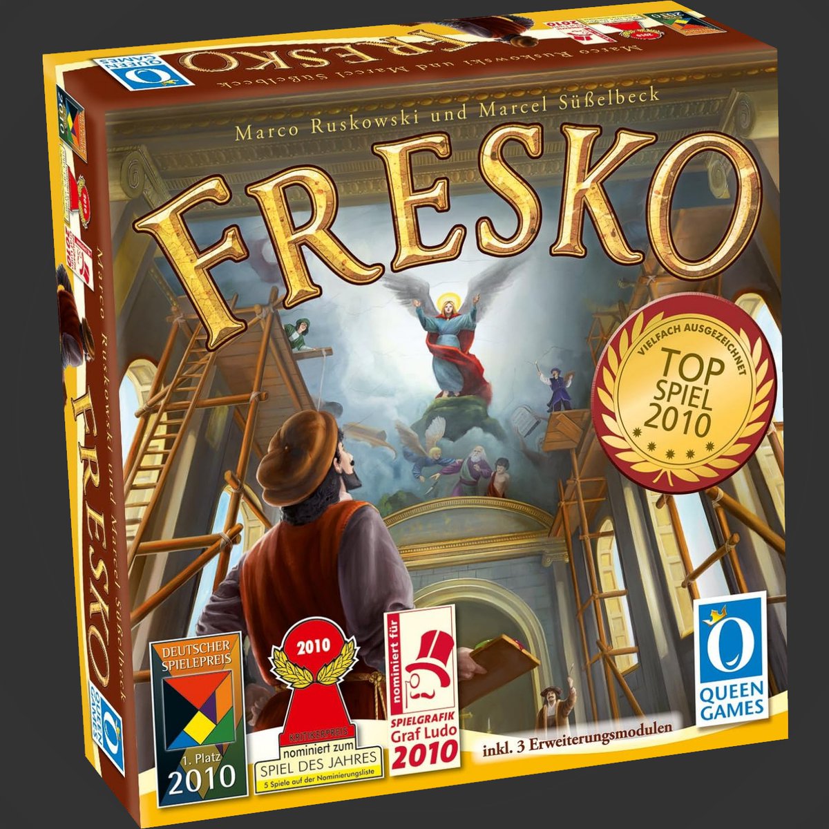 SPIELKULTde's tweet photo. #Werbung Am Classic-Donnerstag gibt es diesmal ein Spiel aus dem Jahr 2010, das mehrfach prämierte "Fresko"! Testbericht: https://t.co/xEPUqdoG5E https://t.co/SHXBFRinfu